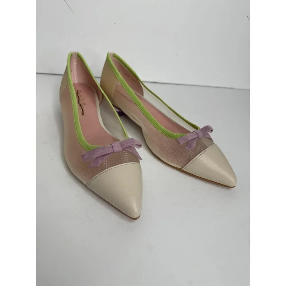 Anthropologie Pretty Ballerinas Mia Flats Slip ons Size 37 US 6.5 - Picture 2 of 6